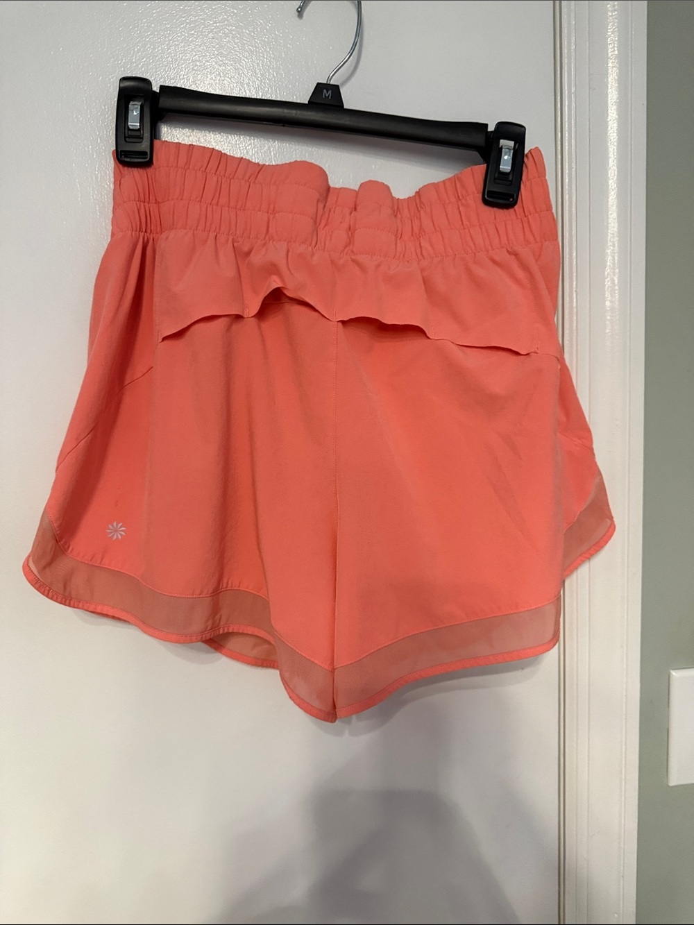 Athleta High Rise Mesh Racer Run 3” Shorts - Picture 3 of 6